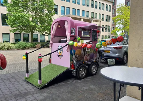 Kleine foto fruit balonnen c-tjes ijskar